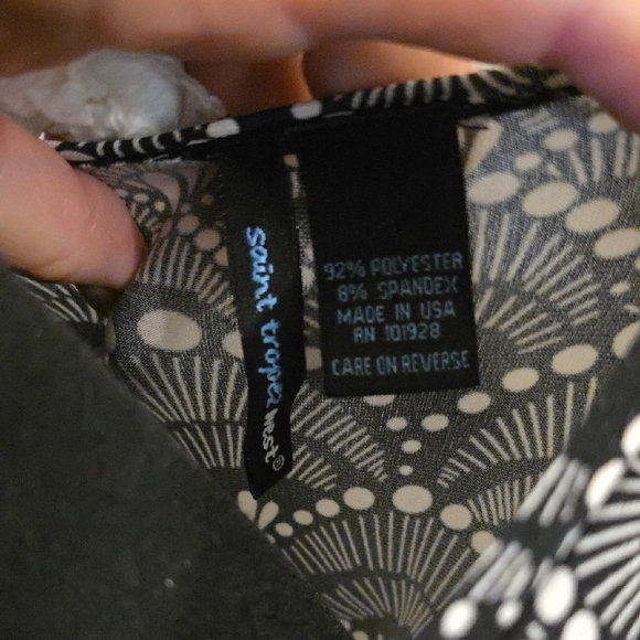 Saint Tropez West Black and White Midi Dress - Picture 2 of 4